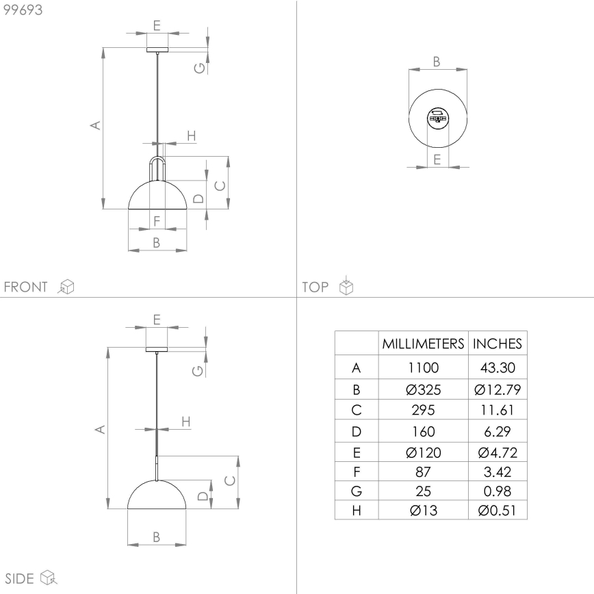 Eglo - Hanglamp aan koord 1xE27/40W/230V zwart