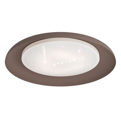 Eglo 99704 - LED plafondlamp PENJAMO LED/17,1W/230V bruin