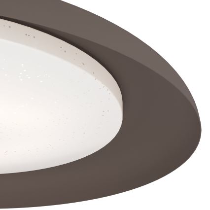 Eglo 99704 - LED plafondlamp PENJAMO LED/17,1W/230V bruin