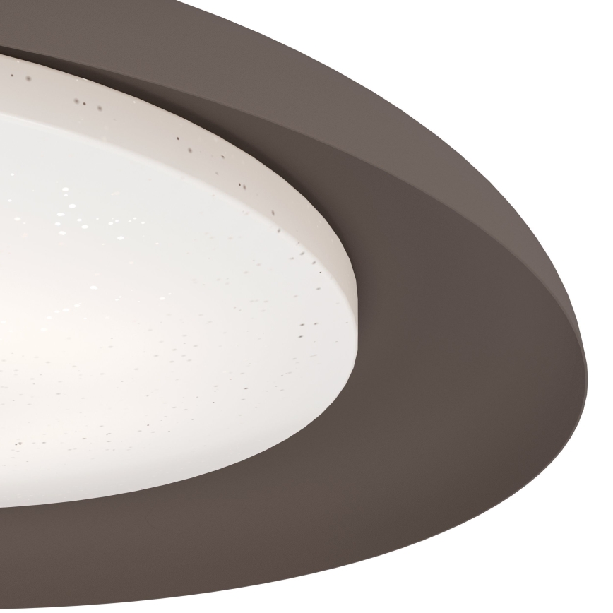 Eglo 99704 - LED plafondlamp PENJAMO LED/17,1W/230V bruin
