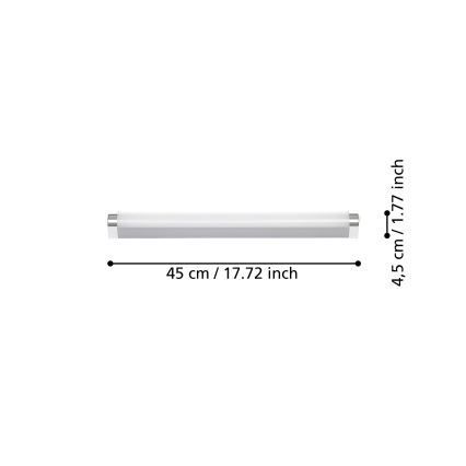 Eglo - LED Badkamer spiegelverlichting LED/7,5W/230V IP44 45 cm