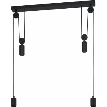Eglo - Aansluitkabel WINKWORTH 2xE27/40W/230V zwart