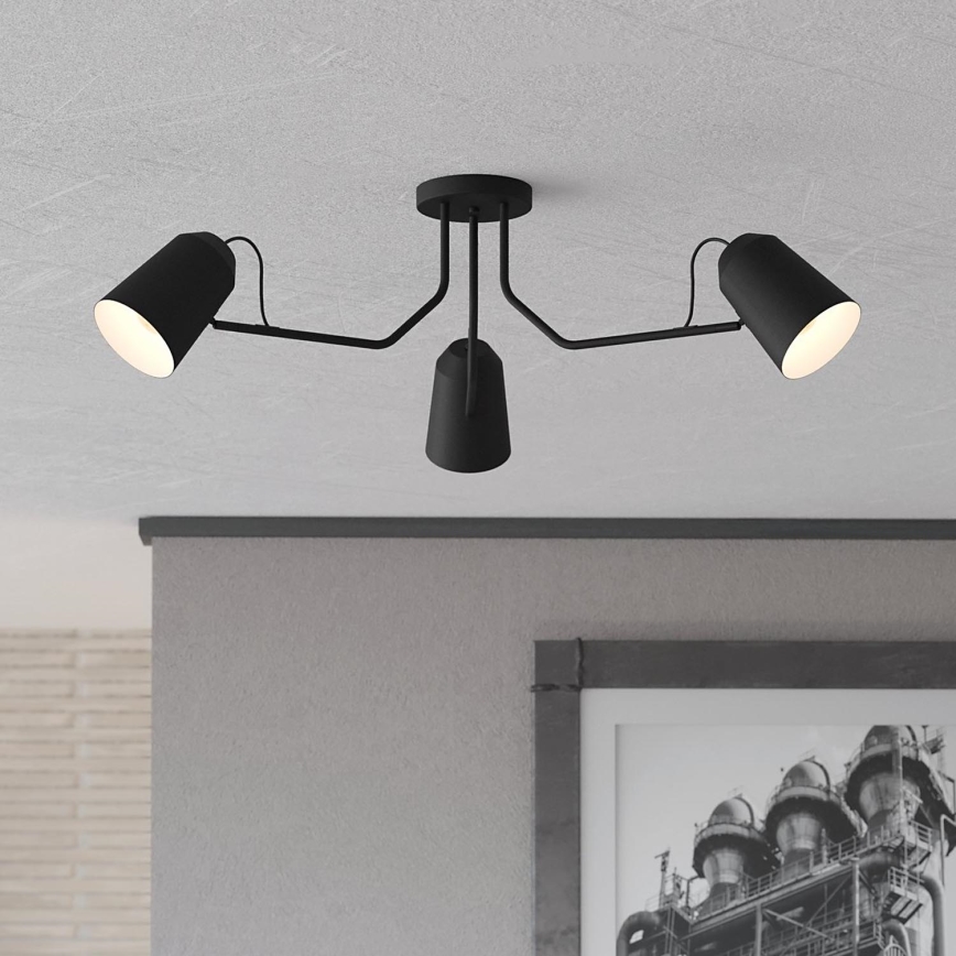 Eglo - Bevestigde hanglamp 3xE27/25W/230V