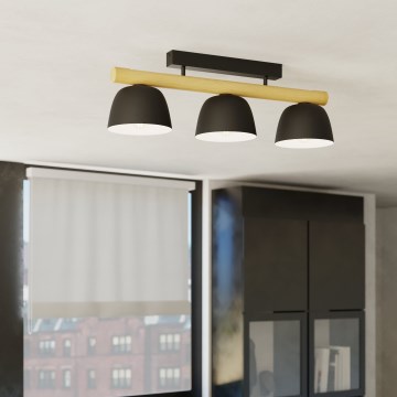 Eglo - Bevestigde hanglamp 3xE27/40W/230V