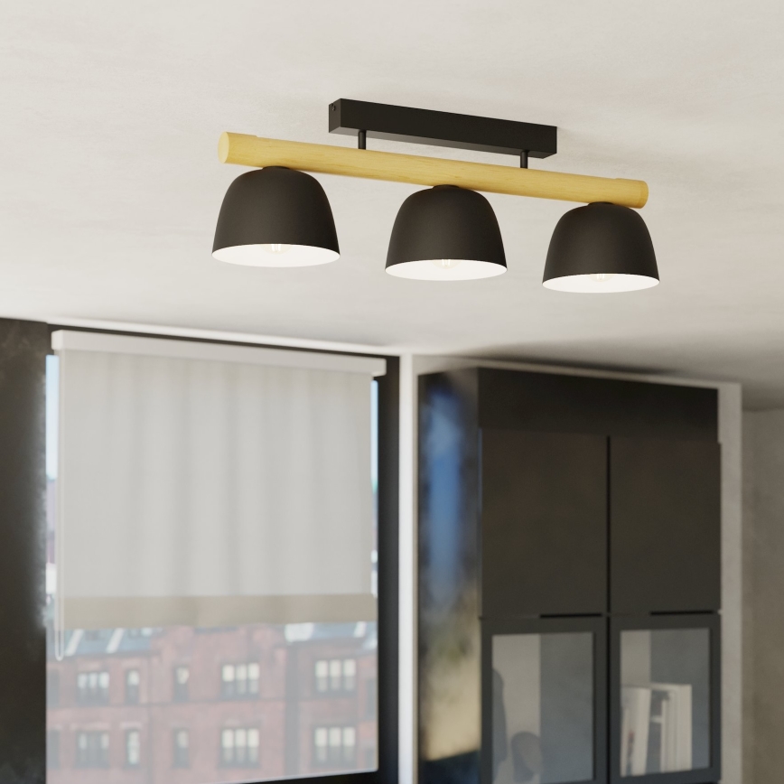 Eglo - Bevestigde hanglamp 3xE27/40W/230V