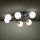 Eglo - Bevestigde hanglamp 6xE14/40W/230V goud/zwart