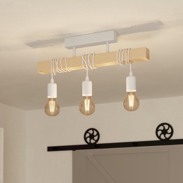 Eglo - Bevestigde hanglamp TOWNSHEND 3xE27/60W/230V - FSC gecertificeerd