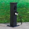 EGLO - Buiten tuin Zuil met stopcontacten SCHUKO IP44