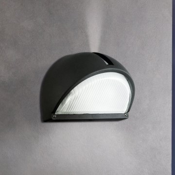 EGLO - Buiten wandlamp 1xE27/60W zwart IP44