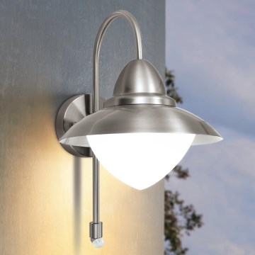 EGLO - Buitenmuurverlichting met sensor 1xE27/60W IP44