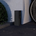 Eglo - Buitenstopcontactzuil IP54 SCHUKO antraciet