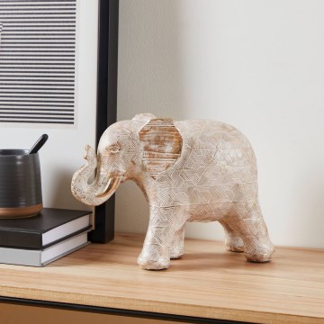 Eglo - Decoratie 20,5x28 cm olifant/hars