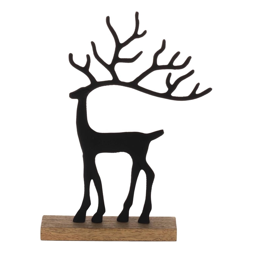Eglo - Decoratie 25,5x18,5 cm hert/zwart