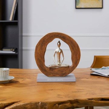 Eglo - Decoratie 27,2x28,5 cm hout/hars