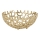 Eglo - Decoratief dienblad diameter 20,5 cm goud
