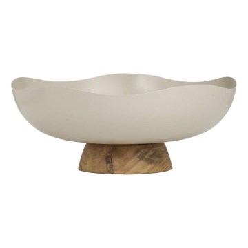 Eglo - Decoratief dienblad diameter 25 cm beige
