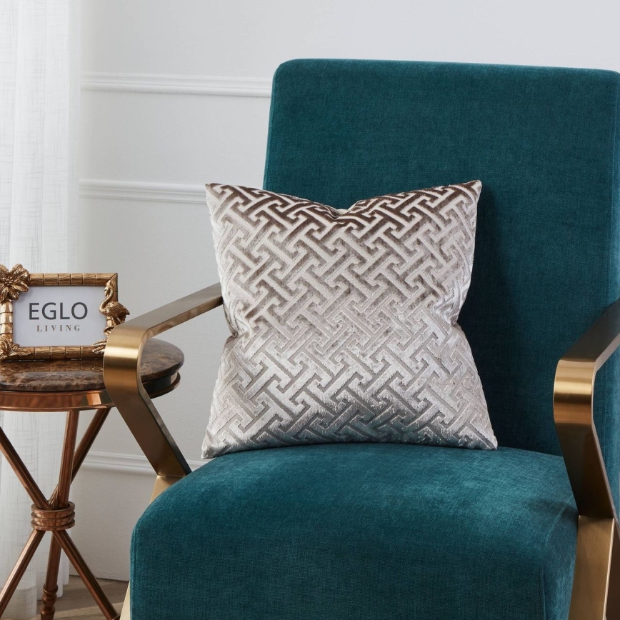 Eglo - Decoratief kussen 45x45 cm beige