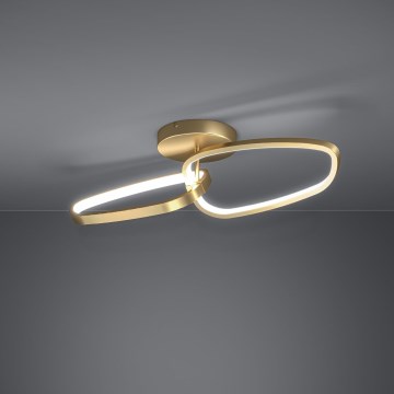 Eglo - Dimbare LED bevestigde hanglamp LED/25W/230V 3000K goud