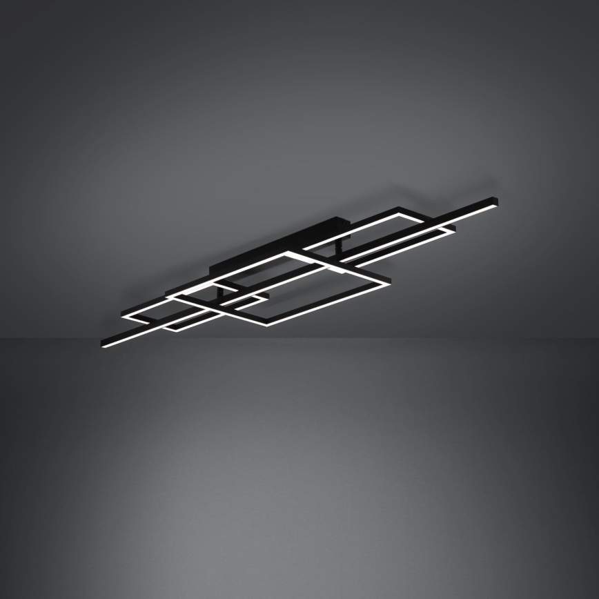 Eglo - Dimbare LED bevestigde hanglamp LED/34,5W/230V 3000K zwart