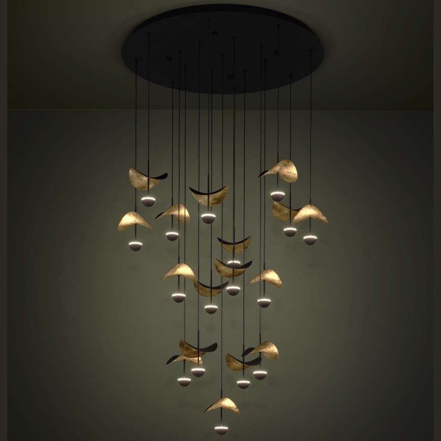 Eglo - Dimbare LED hanglamp aan een koord 17xLED/2,3W/230V 3000K diameter 78 cm
