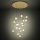 Eglo - Dimbare LED hanglamp aan een koord 17xLED/3W/230V 3000K diameter 78 cm goud