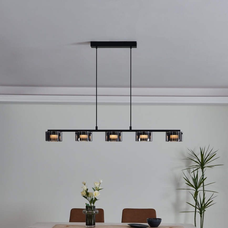 Eglo - Dimbare LED Hanglamp aan een koord 5xLED/5,4W/230V