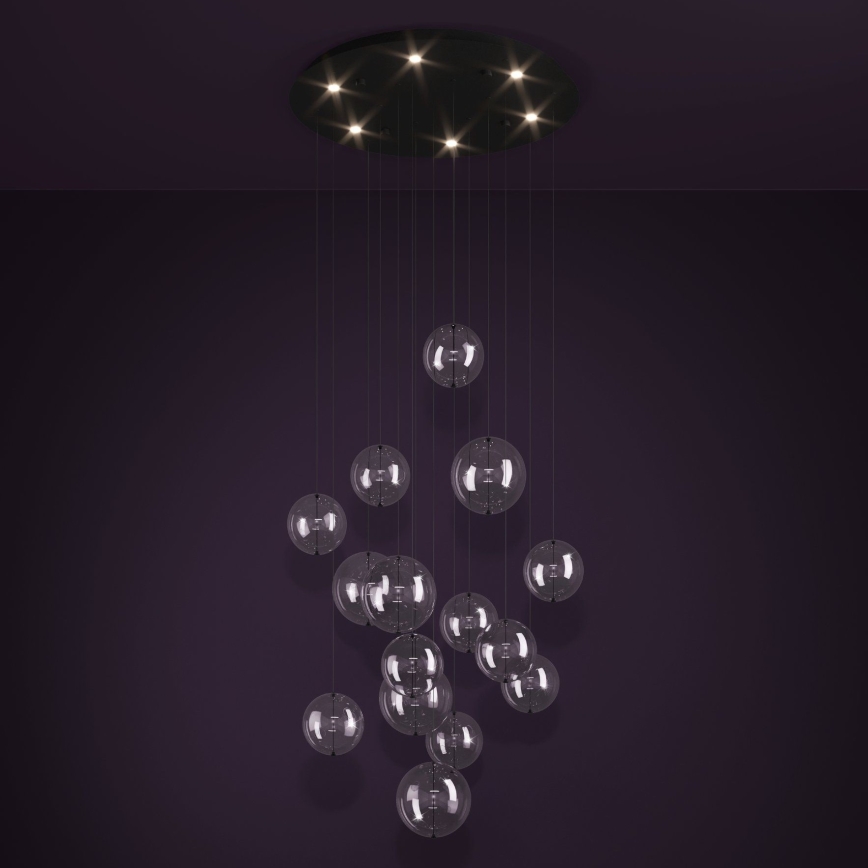Eglo - Dimbare LED hanglamp aan een koord 6xLED/4,2W/230V 3000K doorzichtig