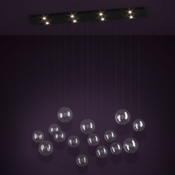 Eglo - Dimbare LED hanglamp aan een koord 8xLED/4,2W/230V 3000K doorzichtig