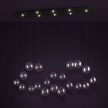 Eglo - Dimbare LED hanglamp aan een koord 8xLED/4,2W/230V 3000K doorzichtig
