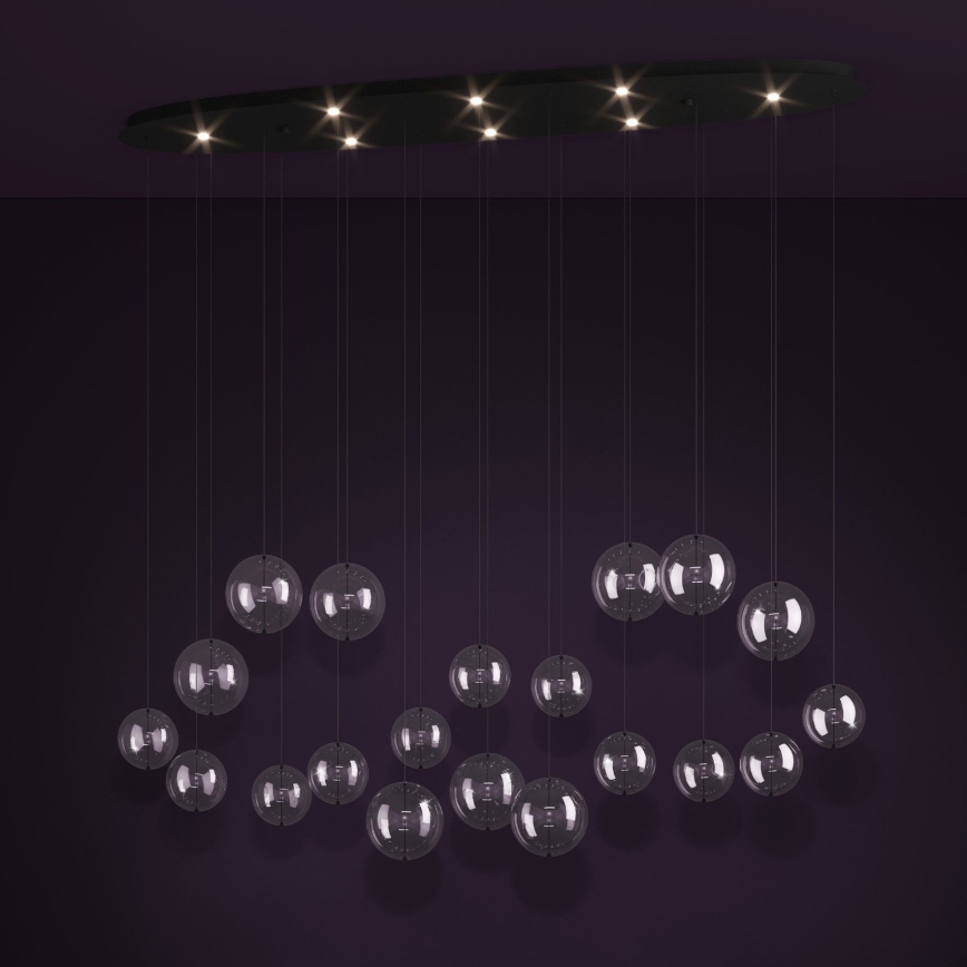 Eglo - Dimbare LED hanglamp aan een koord 8xLED/4,2W/230V 3000K doorzichtig