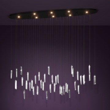 Eglo - Dimbare LED hanglamp aan een koord 8xLED/4,2W/230V 3000K doorzichtig