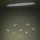 Eglo - Dimbare LED hanglamp aan een koord 8xLED/4,2W/230V 3000K glanzend chroom