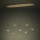Eglo - Dimbare LED hanglamp aan een koord 8xLED/4,2W/230V 3000K goud