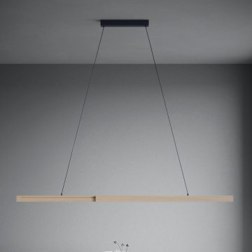 Eglo - Dimbare LED hanglamp aan een koord LED/21W/230V 3000K bruin