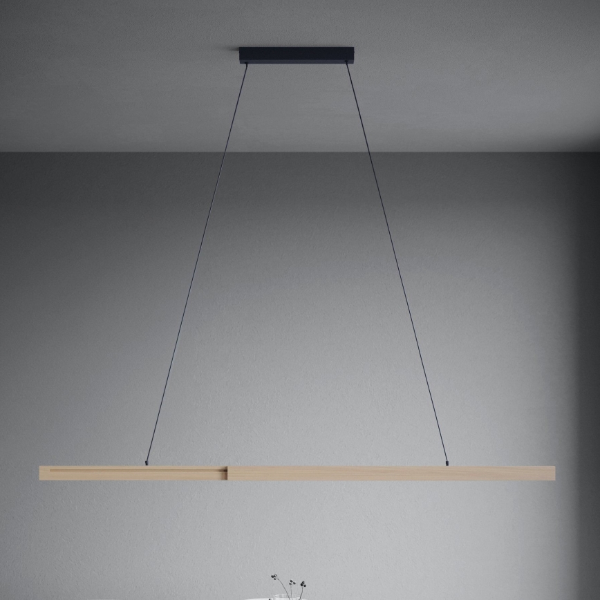 Eglo - Dimbare LED hanglamp aan een koord LED/21W/230V 3000K bruin