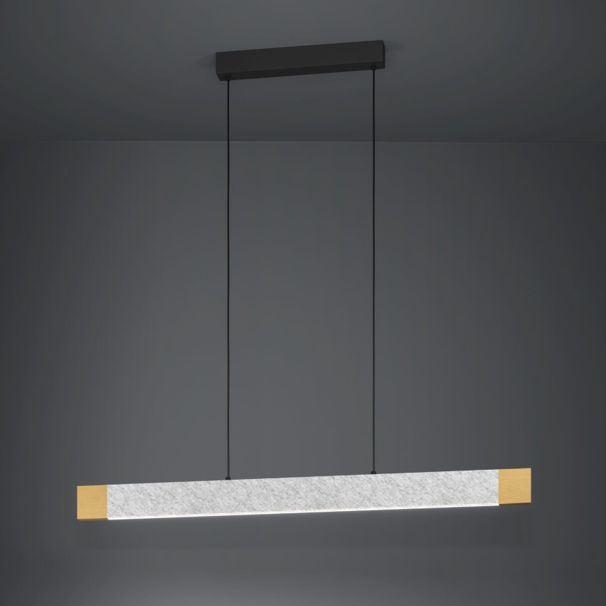 Eglo - Dimbare LED hanglamp aan een koord LED/22,2W/230V 3000K bruin/grijs