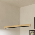 Eglo - Dimbare LED hanglamp aan een koord LED/25,5W/230V 3000K zwart/beige