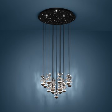 Eglo - Dimbare LED hanglamp aan een koord LED/27W/230V 3000K zwart