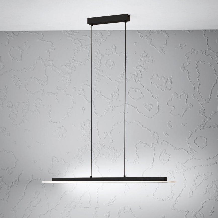Eglo - Dimbare LED hanglamp aan een koord LED/57,5W/230V 3000K zwart + afstandsbediening