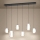 Eglo - Dimbare LED-hanglamp aan kabel 2xLED/7W/230V + 4xLED/5,5W + 6xLED/1,6W 2200-6500K zwart/chroom