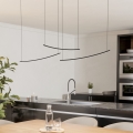Eglo - Dimbare LED-hanglamp met kabel LED/22W/230V 2700/4000/6500K zwart
