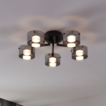 Eglo - Dimbare LED Hanglamp voor Oppervlak Montage 5xLED/5,4W/230V