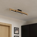 Eglo - Dimbare LED plafondlamp 2xLED/10W/230V 3000K zwart/beige