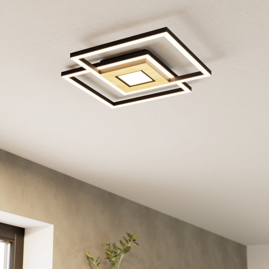 Eglo - Dimbare LED Plafondlamp 2xLED/17W/230V +1xLED/4,2W 2700-6500K + afstandsbediening