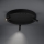Eglo - Dimbare LED Plafondlamp 3xLED/8W/230V + 3xLED/8,5W 3000K zwart + afstandsbediening