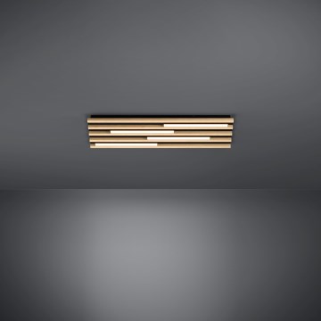 Eglo - Dimbare LED Plafondlamp 4xLED/9W/230V 3000K 22x78 cm bruin