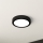 Eglo - Dimbare LED Plafondlamp LED/11W/230V zwart