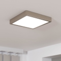 Eglo - Dimbare LED Plafondlamp LED/17W/230V chroom