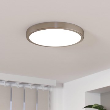 Eglo - Dimbare LED Plafondlamp LED/20,5W/230V mat chroom