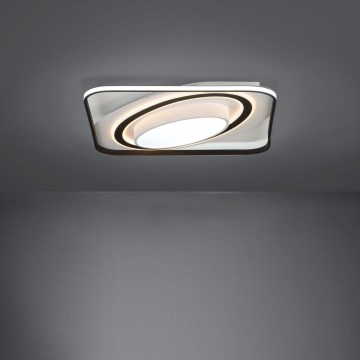 Eglo - Dimbare LED Plafondlamp LED/28W/230V+LED/13W+ LED/2,8W 3000-6500K zwart + afstandsbediening
